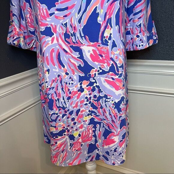 Lilly Pulitzer Arielle Dress Shrimply Chic - Picture 4 of 9